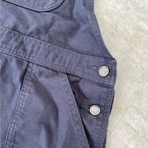 PATAGONIA-WOMEN'S STAND UP OVERALLS shorts size large Blue Denim Overalls - Picture 5 of 6